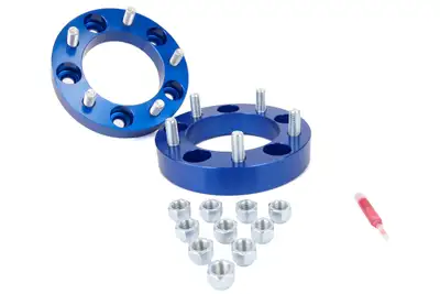 Spidertrax 6180 Scout/6696 Bronco/4896 F150 5 X 51/2in X 11/4in Thick Blue Wheel Spacers(Pair)