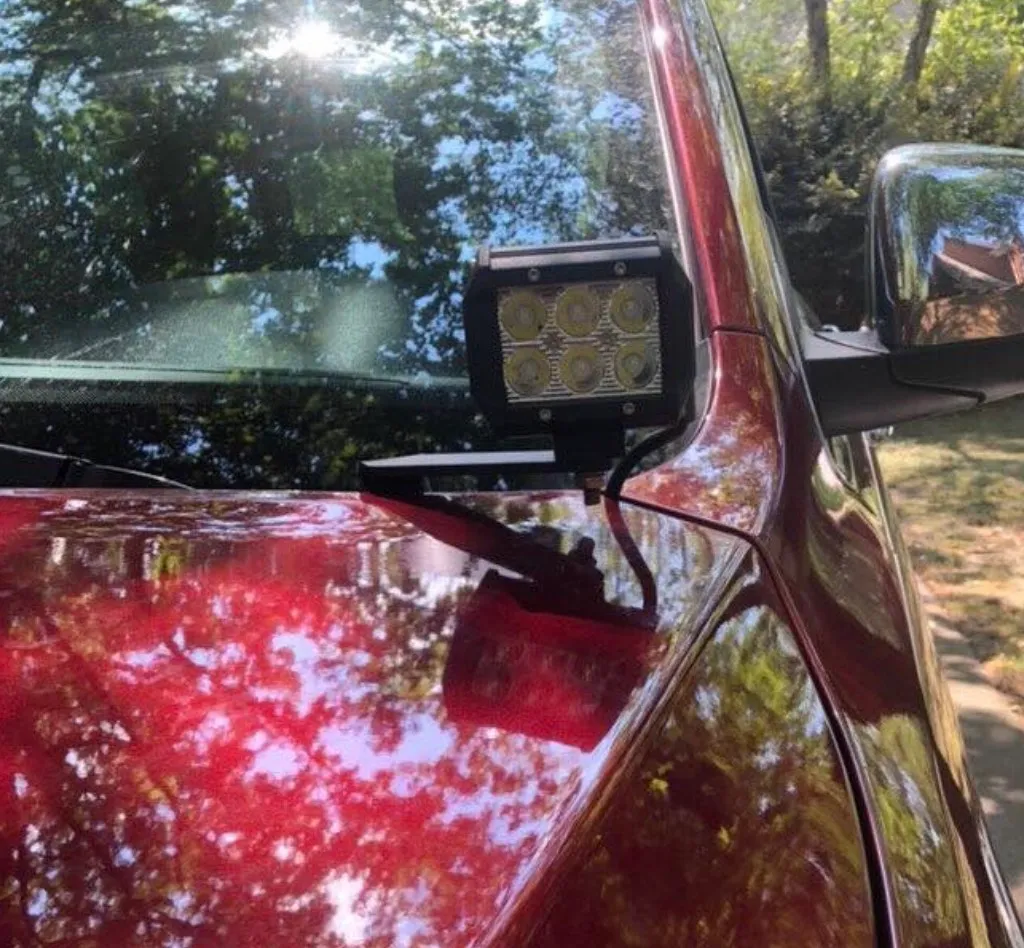 Exterior Accessory 2010-2020 Ditch Light Bracket Texturized Black product image