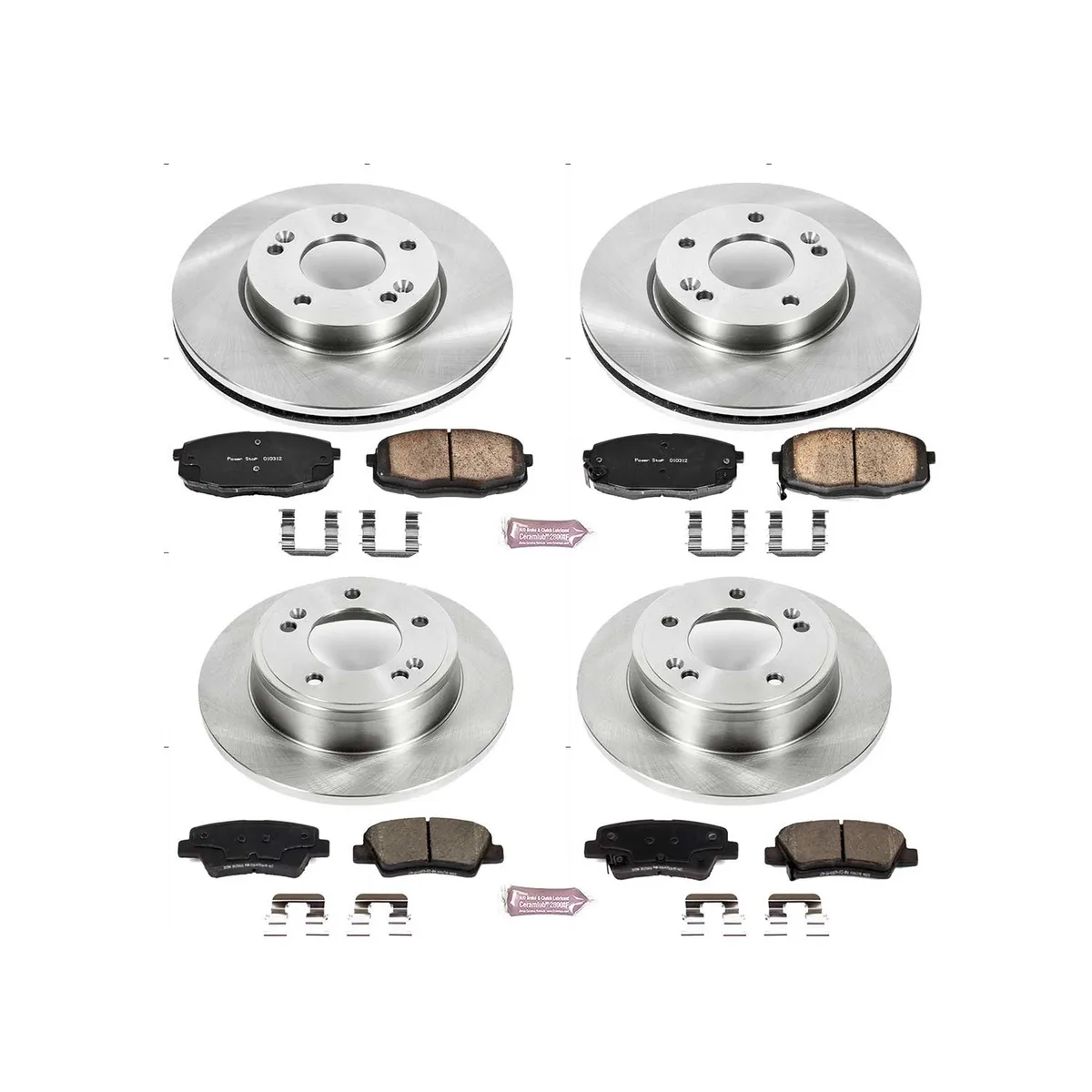 Z17 Direct Replacement Kit: Rotors; Ceramic Pads W/Hardware product image
