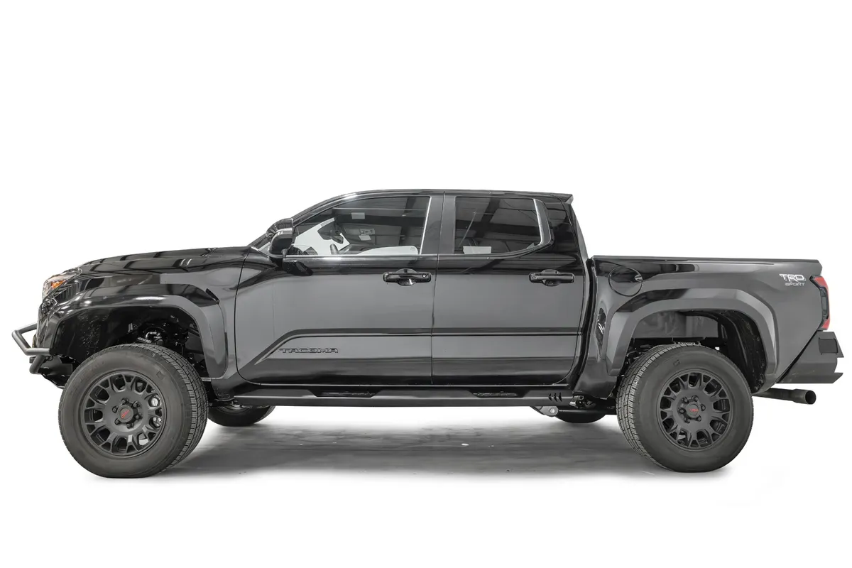 Step Slider; 125 lbs. Weight; Matte Black Powder Coat; product image