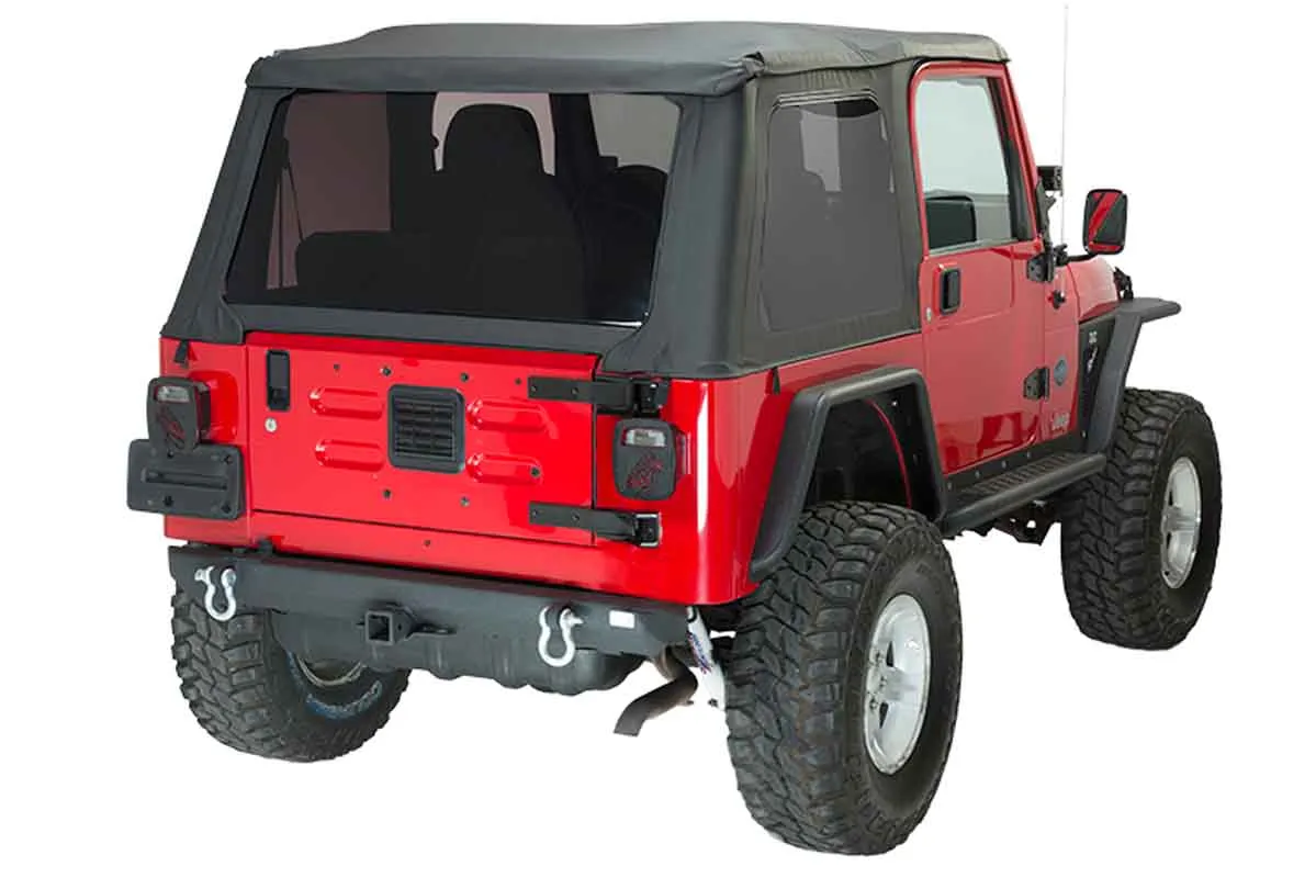Jeep YJ/TJ Rear Bumper with Receiver For 87-06 YJ Wrangler TJ Wrangler Fishbone Offroad product image