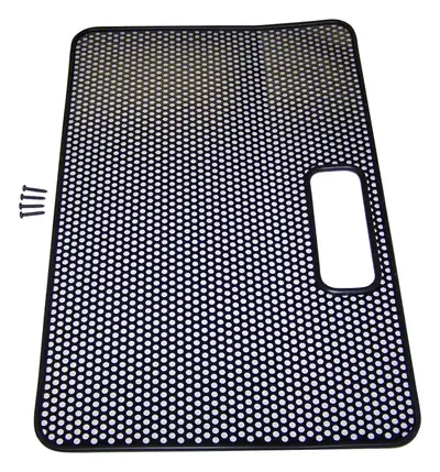 Crown Automotive Jeep Replacement RT Off-Road - Metal Black Bug Screen