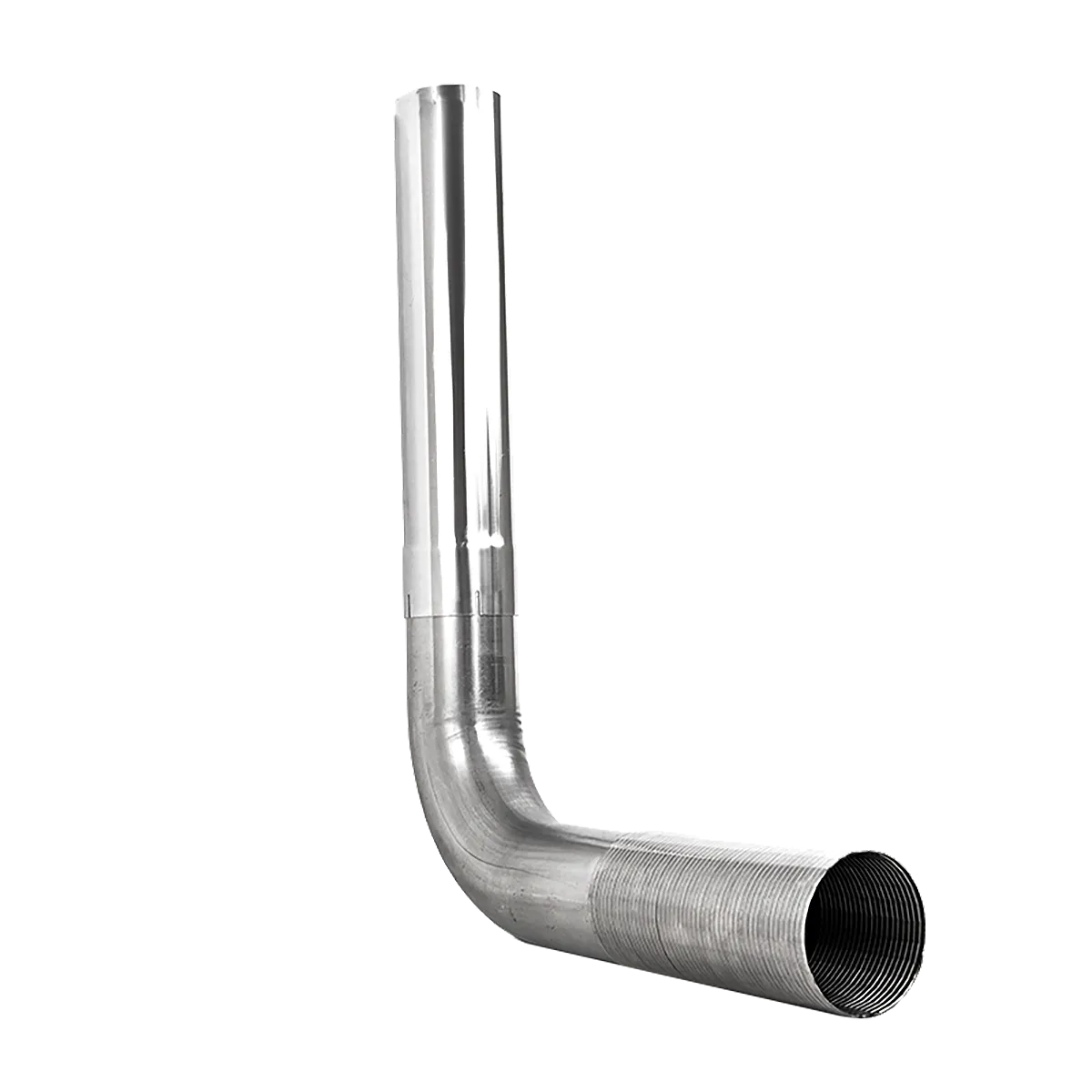 Smokers™ Stack Kit; 5 in.; Incl. Flex Pipe/Elbow/18 in. Extension Pipe/Hardware; Aluminized; Fits Full Size Pick-up Beds; product image