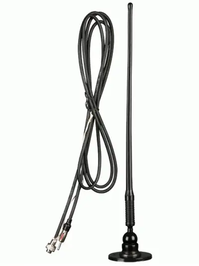 Metra Electronics ANTENNAWorks; Universal Antenna; Split Ball HD Round;14 in./36cm Removable Mast;96 in/244cm Detachable Cable; Black;