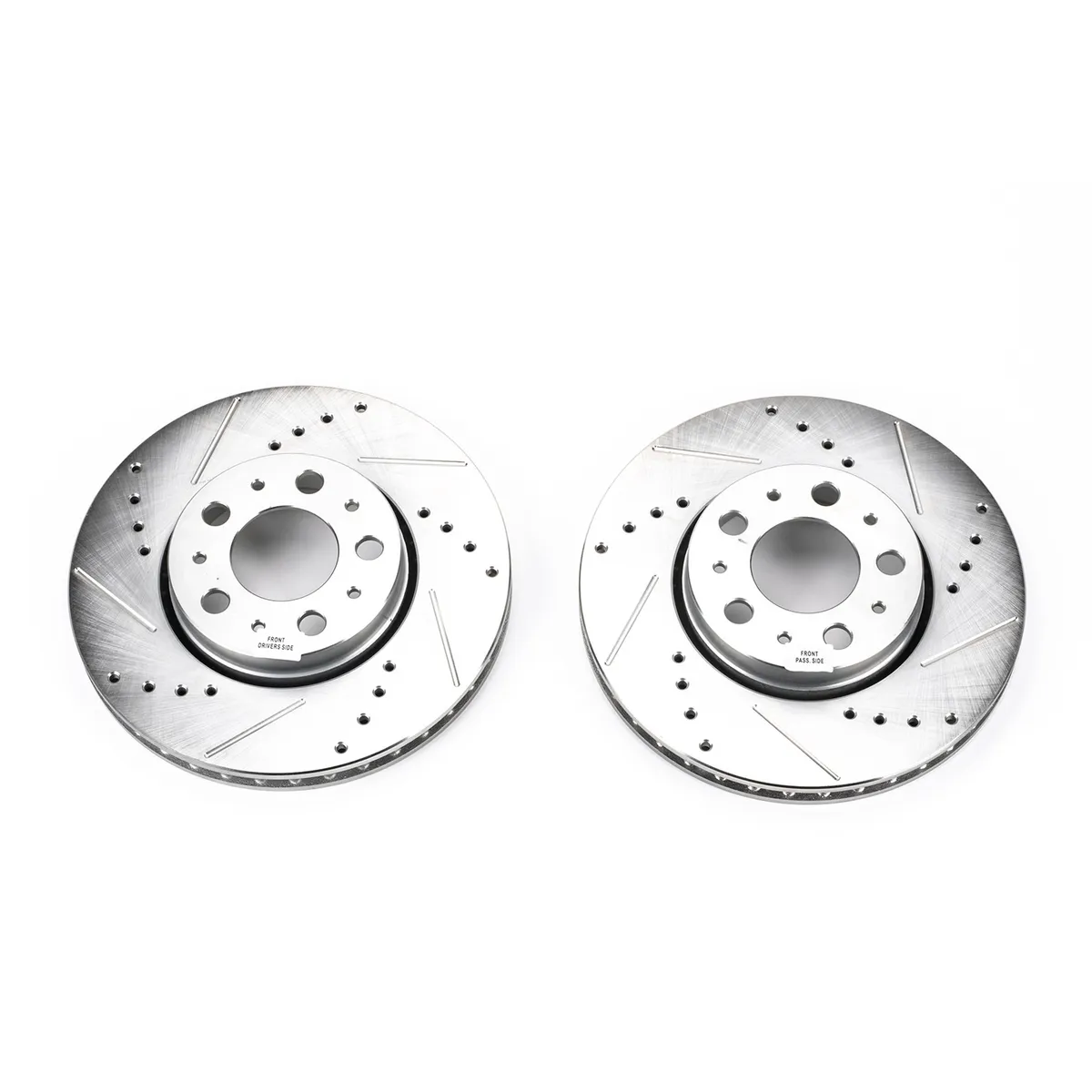 Drilledslotted Rotor Pair Front 2003-01 Volvo S60 2007-04 Volvo S60 2006-99 Volvo S80 2004 Volvo V70 product image