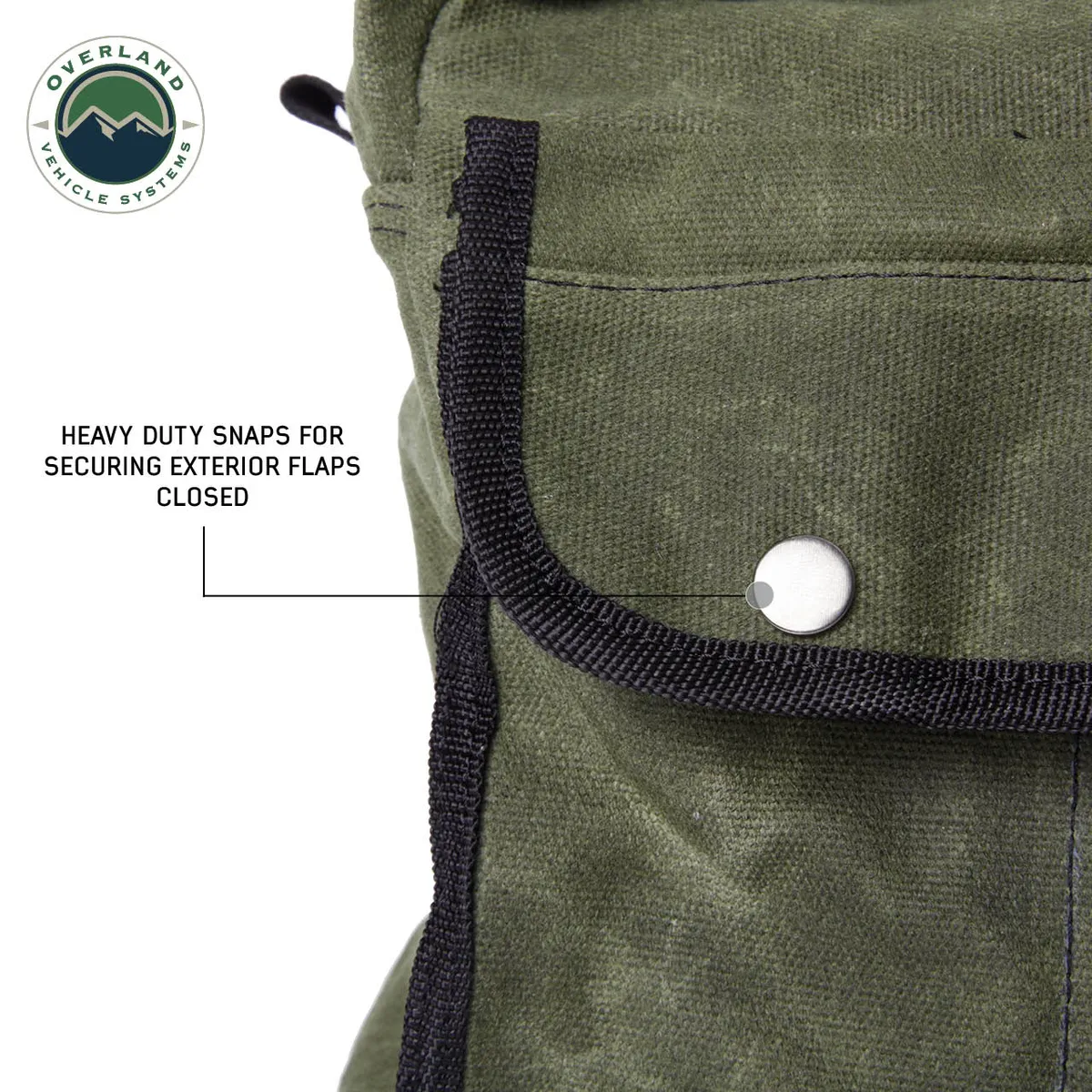 Organize With Overland Vehicle Systems Wax Canvas Small Duffle Bag Overland Vehicle Systems product image