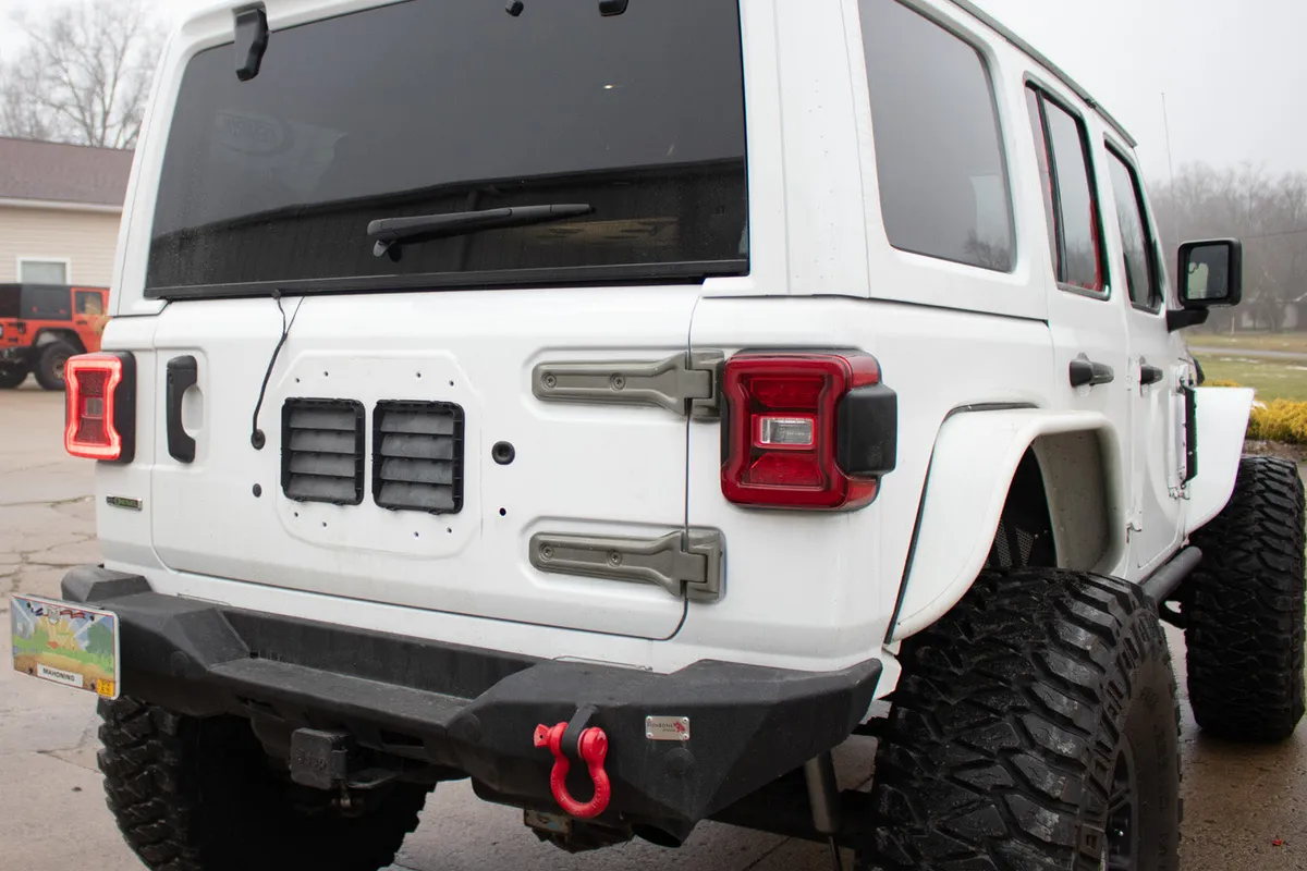 18c Wrangler JL Tailgate Hinge Set Prepped For Paint product image