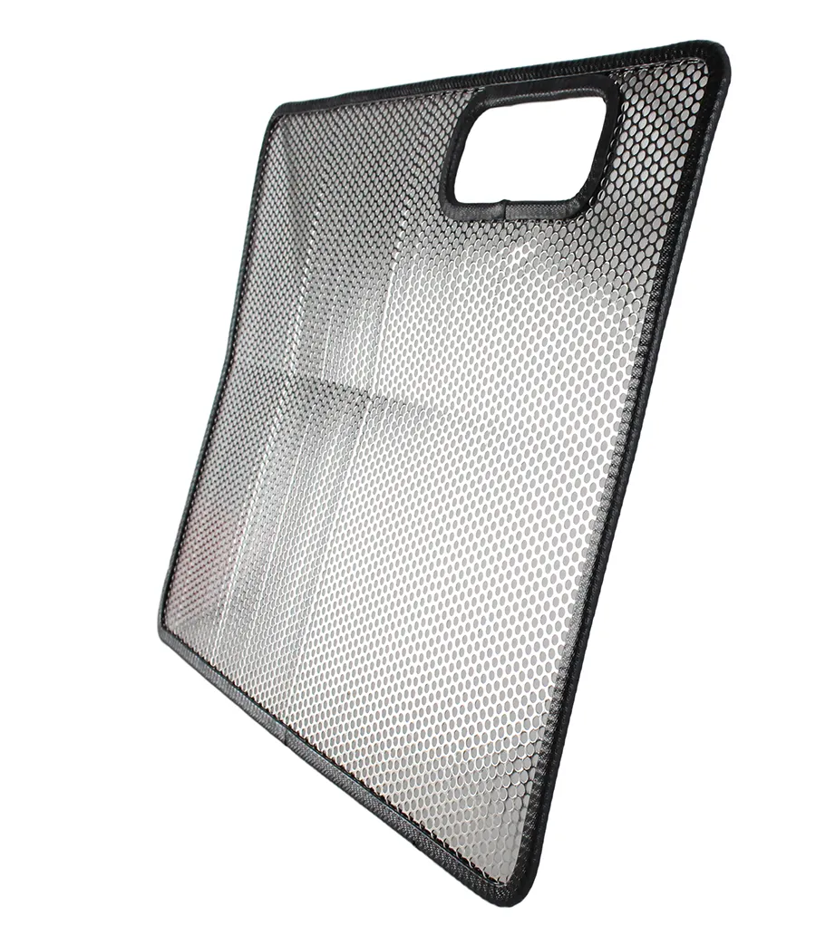 Jeep YJ Bug Shield 87-95 Wrangler TJ Polished Silver Kentrol product image