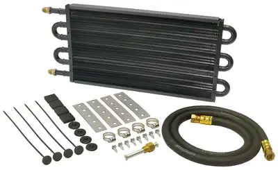 Derale 6 Pass 18 Series 7000 Copper/Aluminum Tube&Fin Transmission Cooler Kit, -6AN