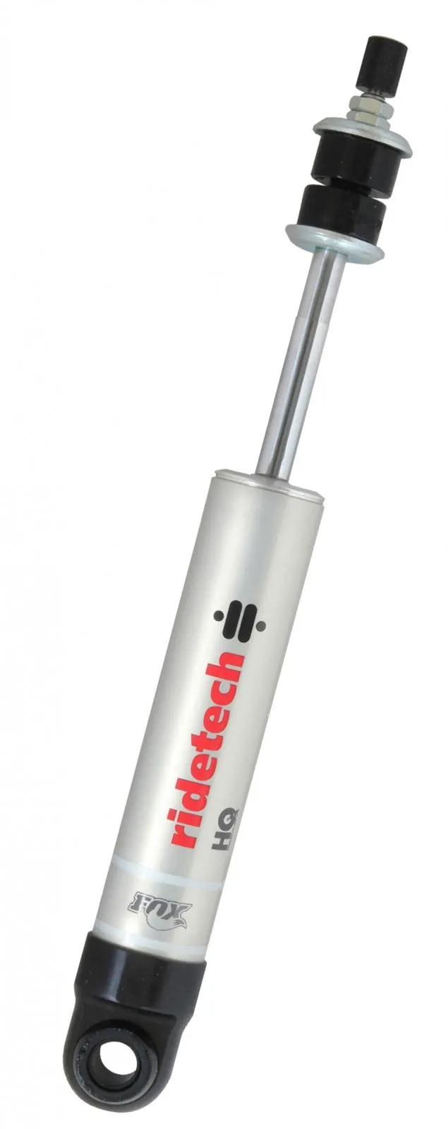 Rear HQ Shock Absorber W/ 6.65 Inch Stroke W/ Eye/Stud Mounting 1 Rebound Adjustable Shock W/ 1/2 Inch And 5/8 Inch I.D Bushing Sleeves 10.55 Inch X 17.2 Inch W/ A 13.75 -14.5 Inch Ride Height Ridetech product image