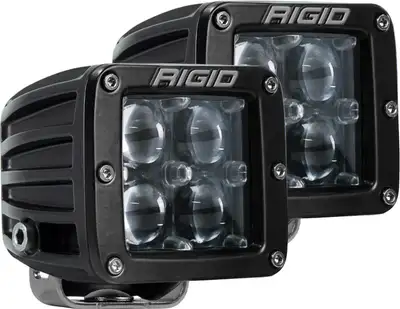 RIGID Industries Rigid D-Series Pro LED Light, Hyperspot Optic, Surface Mount, Black Housing, Pair