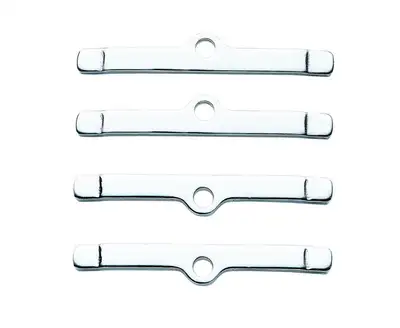 Mr Gasket Chrm Vlv Cvr Clamps Lrg 4pc