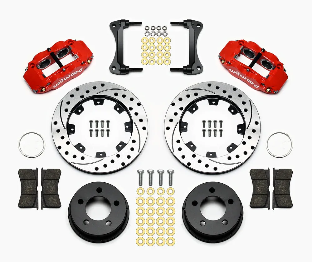 1984 - 2006 Jeep Forged Narrow Superlite 4R Big Brake Front Brake Kit (Hat) - 140-12576 product image