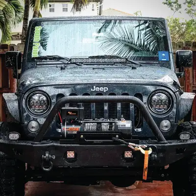 Mile Marker 12000 LB Winch w/ 92 Foot Synthetic Rope 4.9 HP Series Wound Motor SEC12 Winch ES Premium Mile Marker