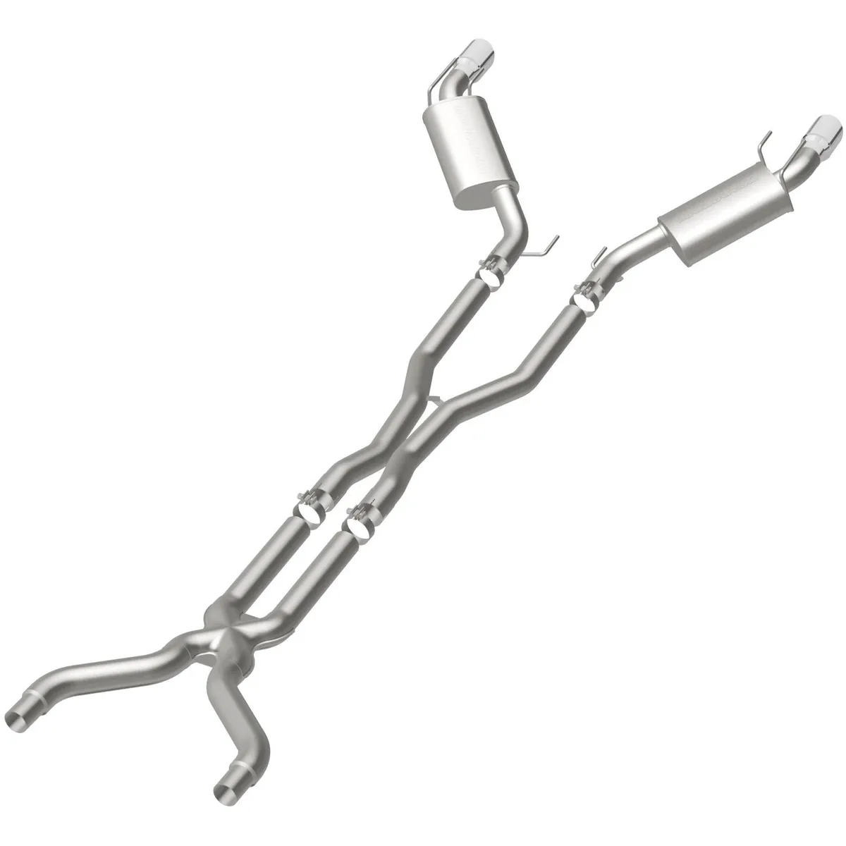 2010-11 Chevrolet Camarogas 6.2 5 x 8 x 14 In. Dual Mufflers 3in. System Competition Series Dual 4 In. Polished Tips Dual Split Rear Exit Contain s X-Pipe product image