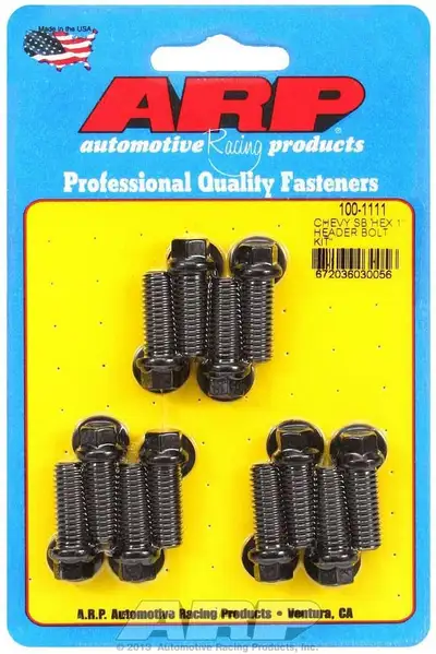 ARP Auto Racing Small Block Chevy Hex Bolt Head Exhaust Header Bolt Kit