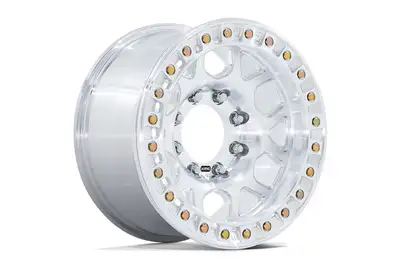 KMC Wheels KMC Wheels KM450 Mesa Forged Slotted Beadlock Wheel, 17x9 8x6.5 - Machined