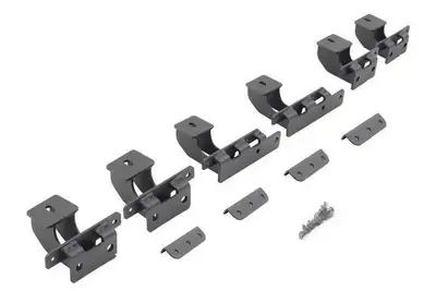 Go Rhino Go Rhino D64926TK - Dominator Xtreme D1,,D2, D6, DSS, DT Side Steps - Mounting Brackets Only - Textured Black