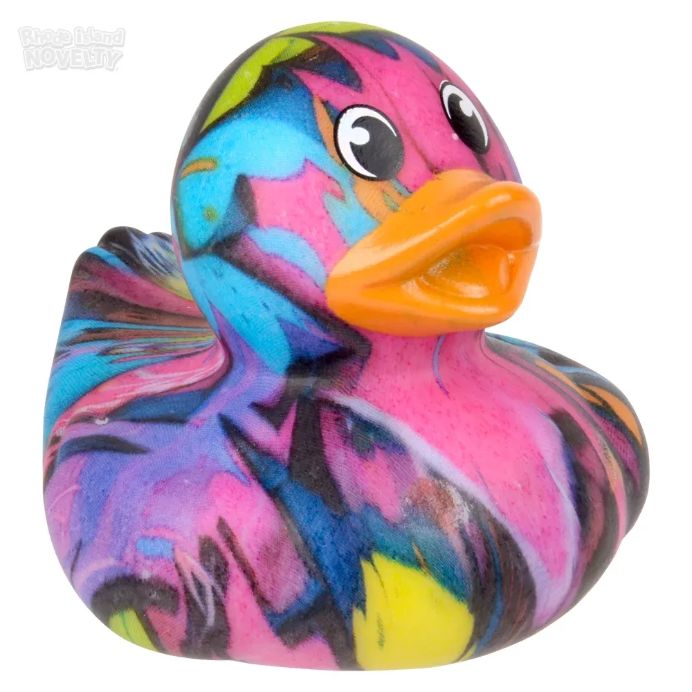 2\" Graffiti Print Duckies product image