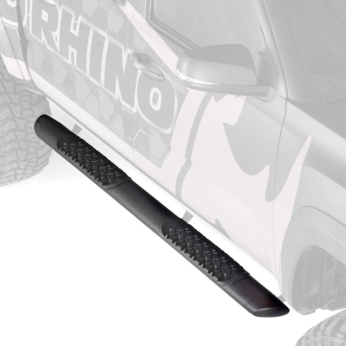 Go Rhino V3405187T - V3 Series Aluminum Side Steps with Mounting Brackets - Textured Black product image