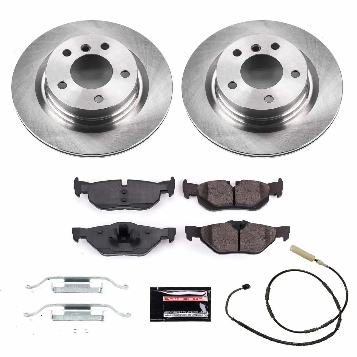 Z17 Direct Replacement Kit: Rotors; Ceramic Pads W/Hardware; Pad Sensors product image
