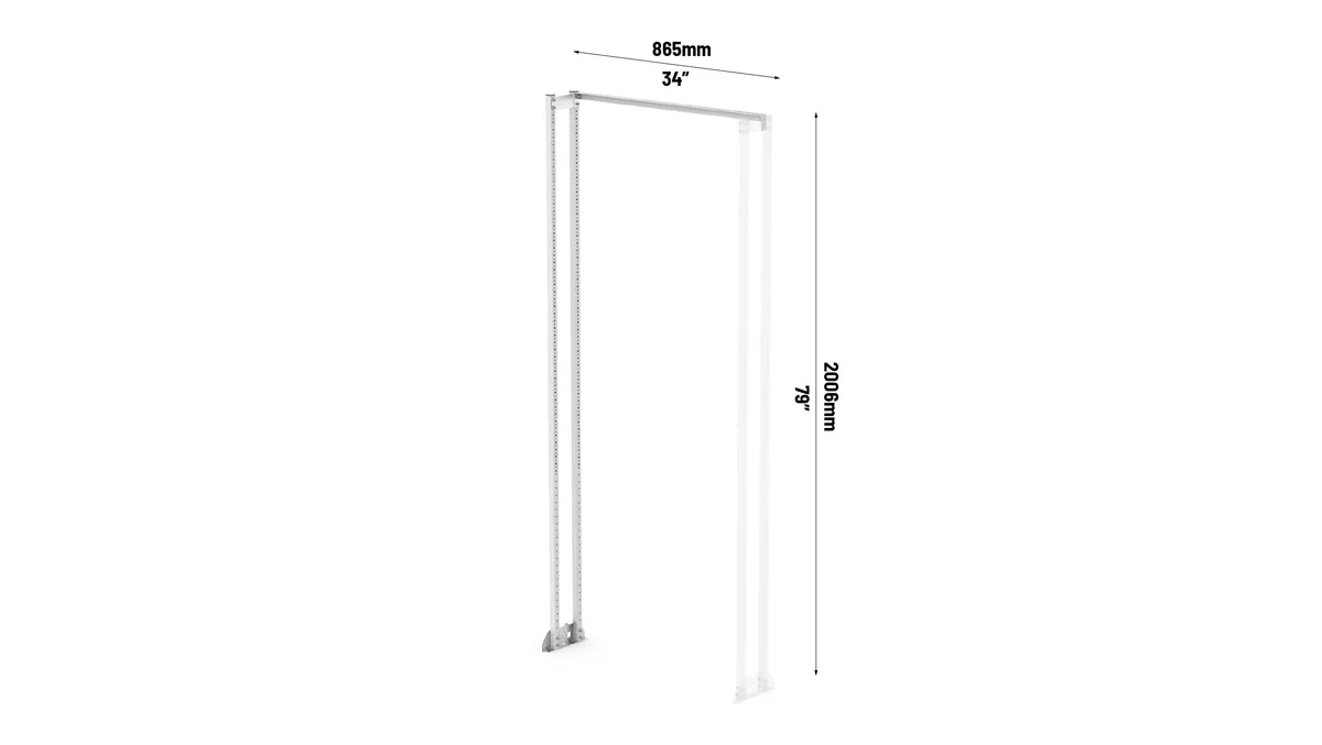Van Shelving Extension Frame W:865mm product image