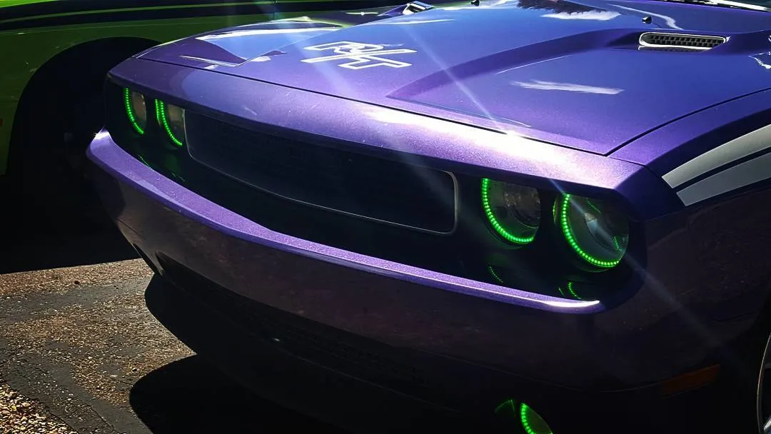 ORACLE Lighting 2008-2014 Dodge Challenger LED Headlight Halo Kit - Standard Mount product image
