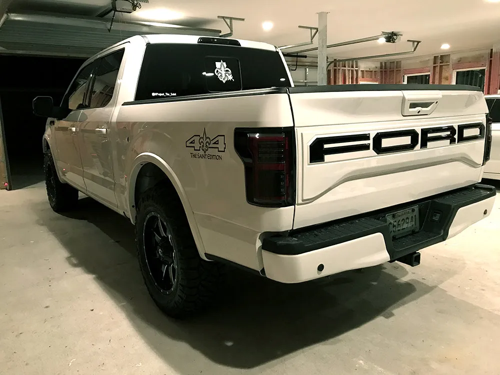Ford F150 15-17 And Raptor 17-19 Replaces OEM LED Style Tail Lights w Blind Spot Warning System Oled Tail Lights - Cle product image