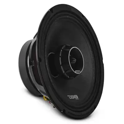 DS18 PRO-ZT 10" Coaxial Mid-Range Loudspeaker with Water-Resistant Cone Built-in Bullet Tweeter | 300W RMS 4-Ohm