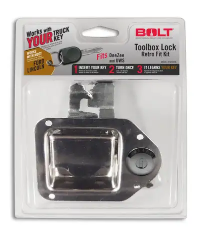 BOLT (Clamshell)9614 F150/9615 F250/F350 Tool Box Latch Retro Fit Kit