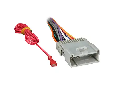 Metra Electronics TURBOWire; Wire Harness; Plugs Into Car Harness At Radio; 24-Pin; For Power/4-Speaker;
