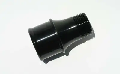 Meziere Fitting, Inlet 1" NPT to 1.75" Hose