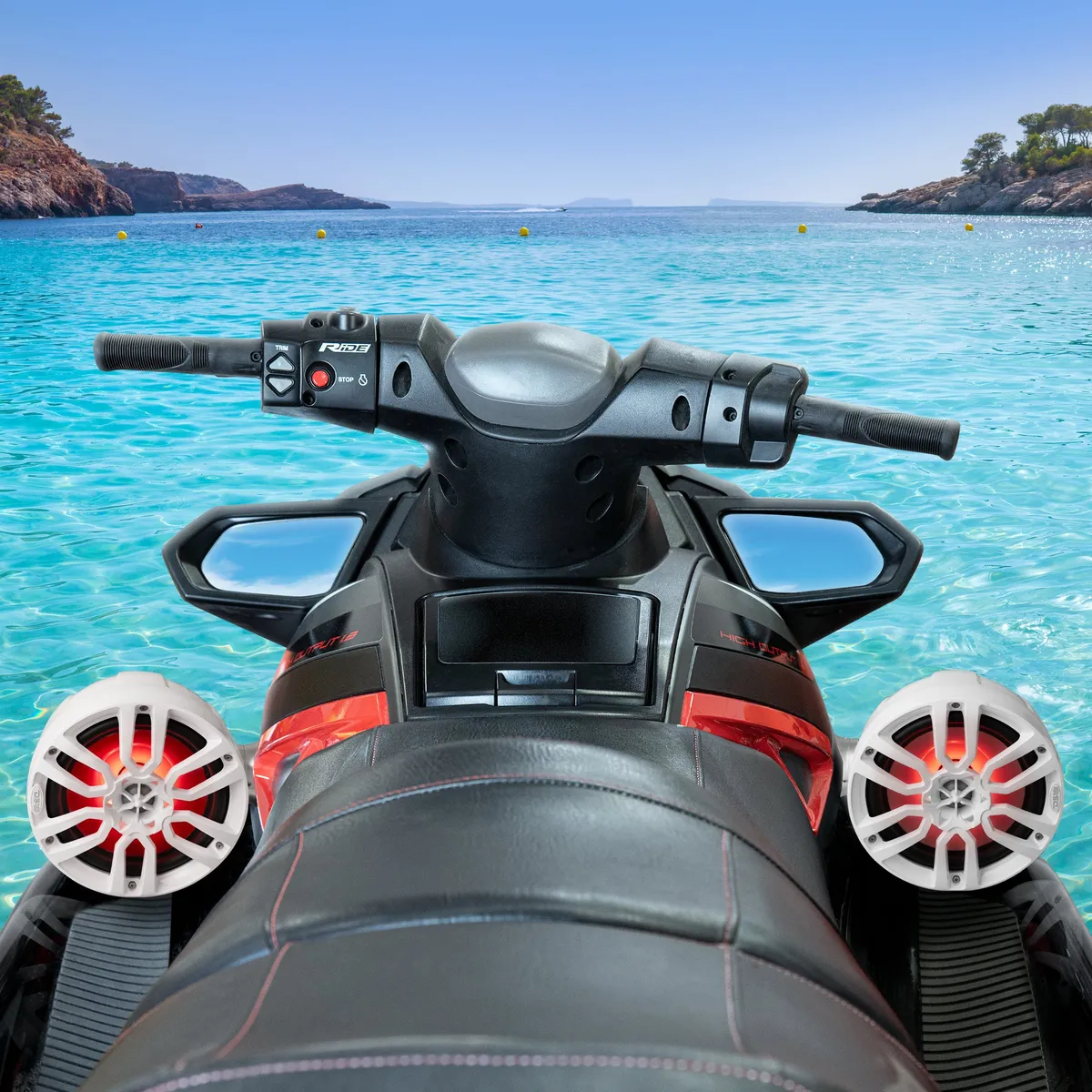 Nxl 6.5" Pod 300w Speaker With Integrated RGB LED Lights (Pair) - Perfect For Jet Skis product image