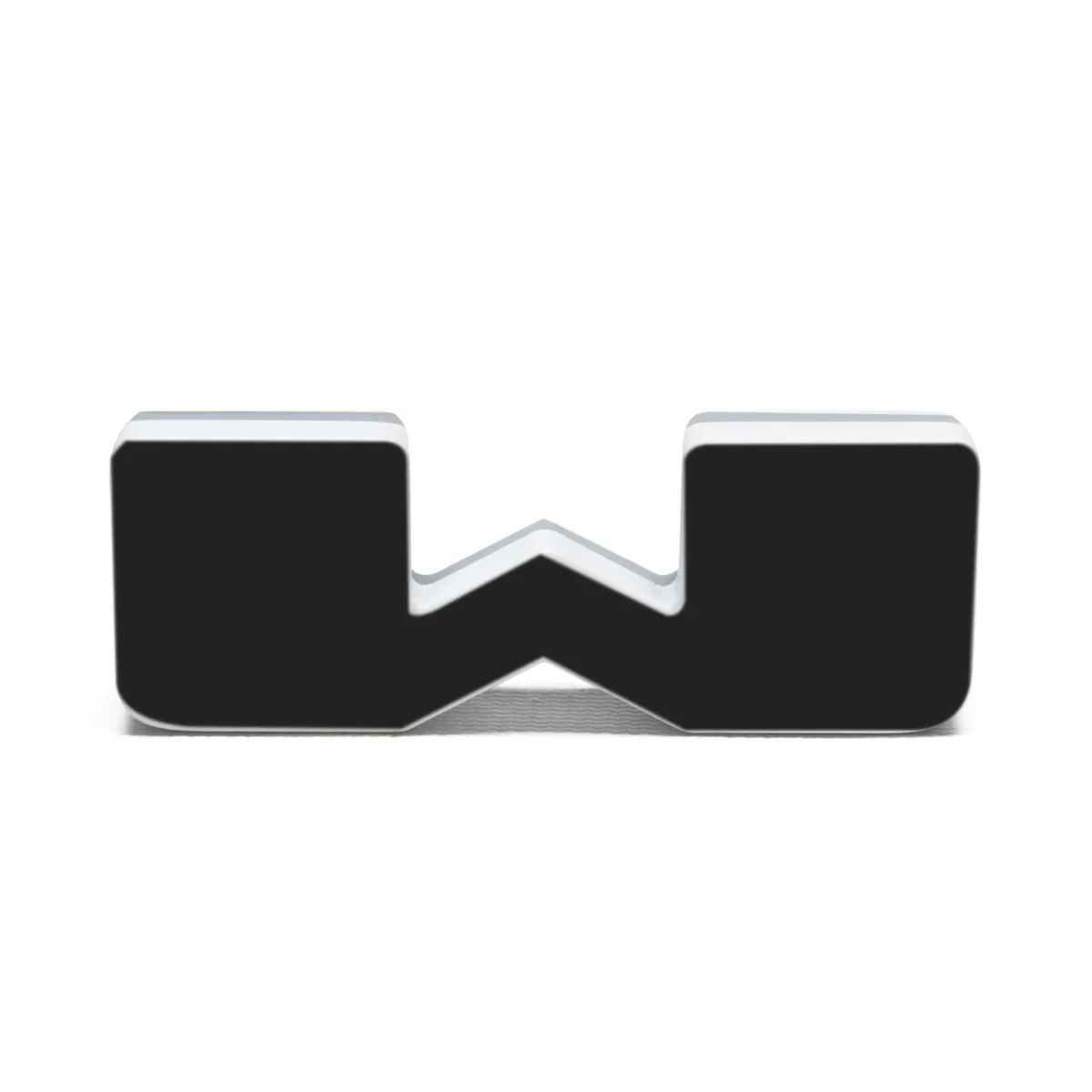 ORACLE Lighting Universal Illuminated LED Letter Badges - Matte Black Surface Finish - W product image