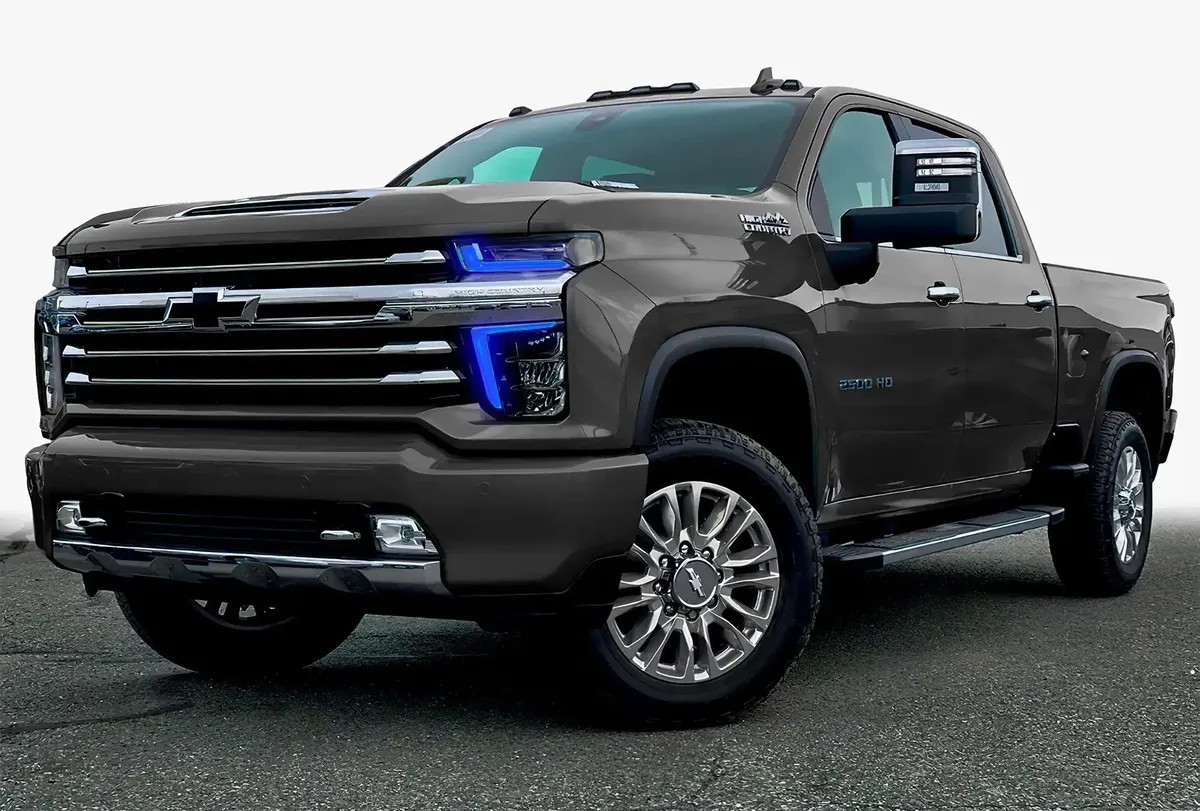 Oracle Lighting 2020-2021 Chevrolet Silverado HD 2500 3500 Colorshift Rgb+w Headlight DRL Upgrade Kit product image