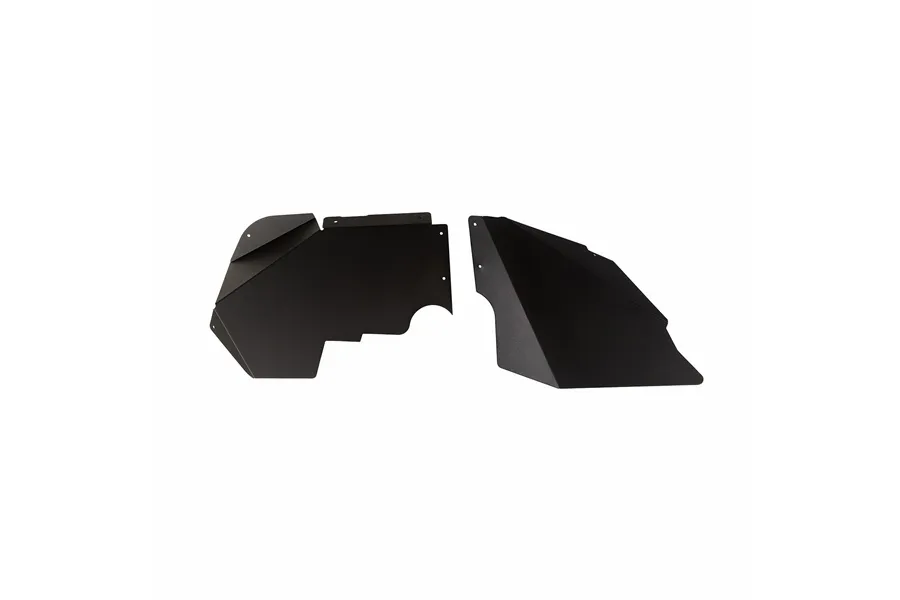 Rugged Ridge Aluminum Fender Liners Front Black; 0718 Jk/Jku
