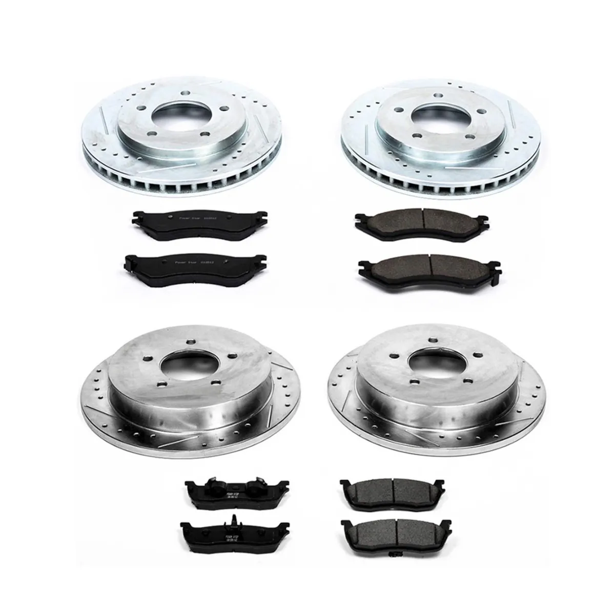Z23 Evolution Sport Upgrade Kit: Drilled/Slotted Rotors; Carbon-Fiber Ceramic Pads W/Hardware product image