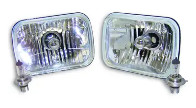 Crown Automotive Jeep Replacement Halogen Light Conversion Kit 1987-1995 YJ Wrangler;1984-2001 XJ Cherokee;1986-1992 MJ Comanche;1979-1991 SJ, J-Series;