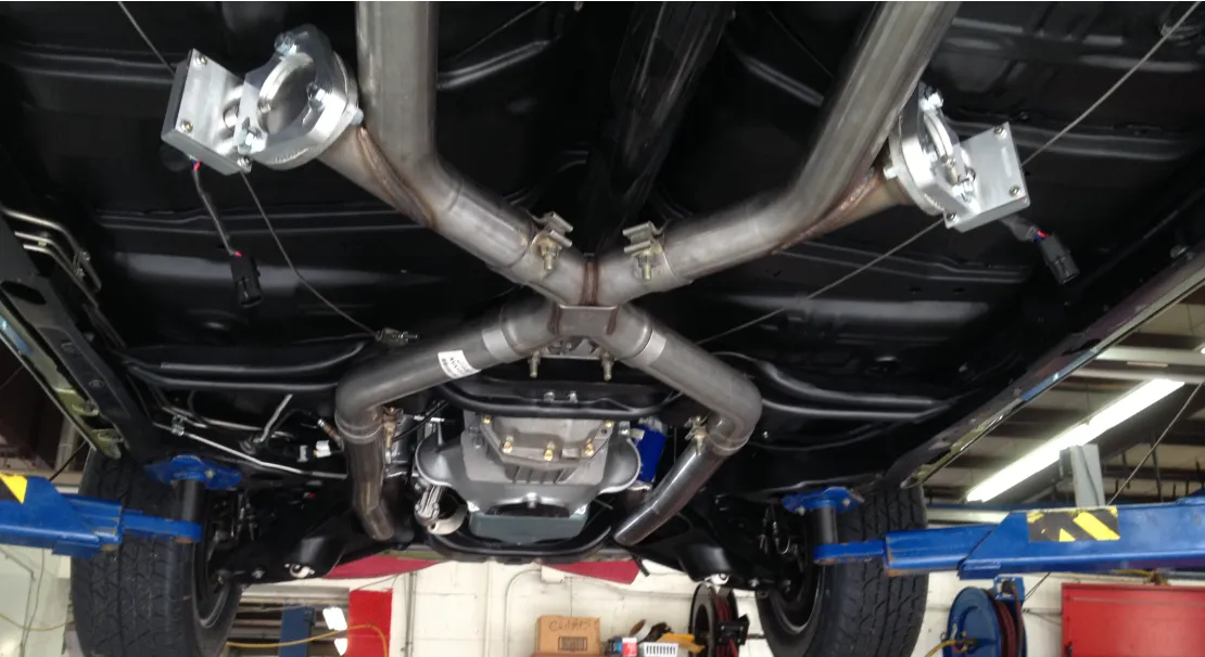 Xchange X-Pipe Crossover Kit Intermediate Pipe 3 in Hardware Incl Natural 409 Stainless Steel Pypes Exhaust product image