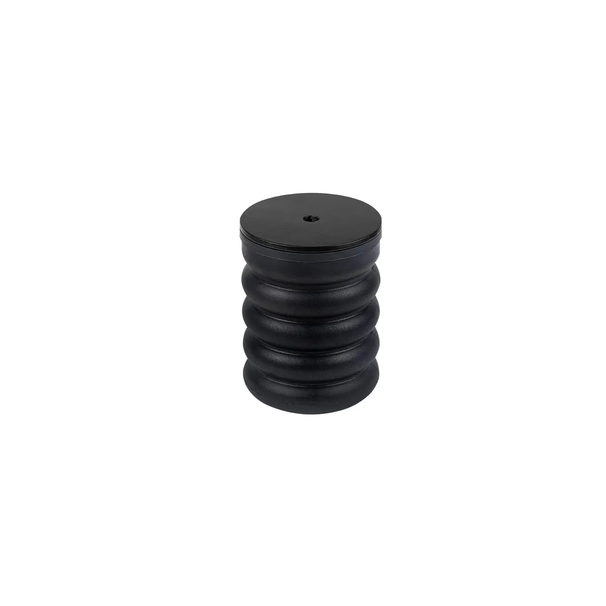 SumoSprings; Front Or Rear; Incl. One 1 in. Spacers; For Fabricators And Custom Applications; One Piece Hollow Center; 1500 lbs. At 50 Percent Compression; Black; product image