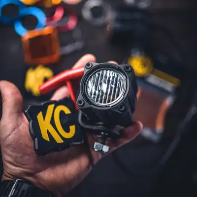 KC HiLiTES KC HiLiTES 30577 KC Bezel Ring KC FLEX ERA 1 Black 1PC