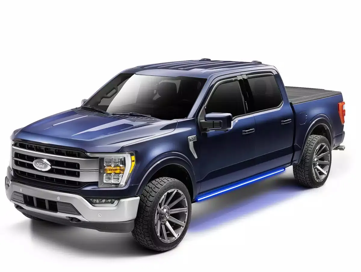 Amp Research 2020 2021 Ford F-250 Super Duty Black Powerstep Vision 96236-01a product image