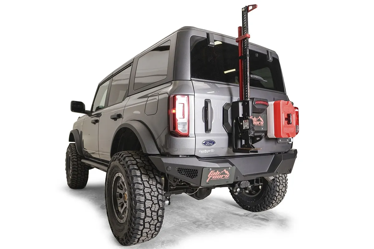 Spare Tire Delete; 2 Stage Black Powder Coated; product image