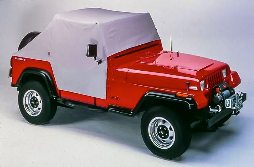 All Weather Trail Cover - Jeep '76-86 CJ7 / '87-91 Wrangler YJ (Charcoal / Gray) product image