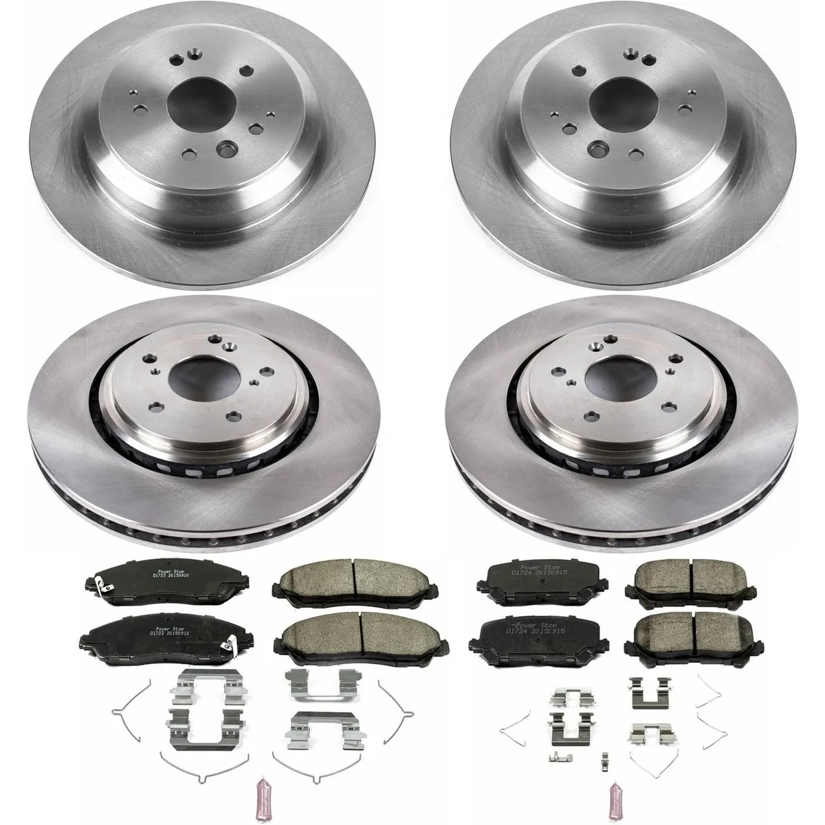 Z17 Direct Replacement Kit: Rotors; Ceramic Pads W/Hardware product image