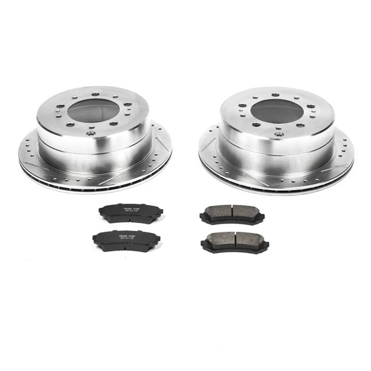 Z23 Evolution Sport Upgrade Kit: Drilled/Slotted Rotors; Carbon-Fiber Ceramic Pads W/Hardware product image