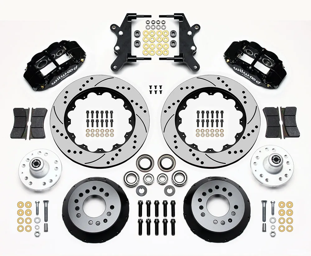 1957 - 1968 Edsel, Ford, Mercury Forged Narrow Superlite 6R Big Brake Front Brake Kit (Hub) - 140-13655 product image