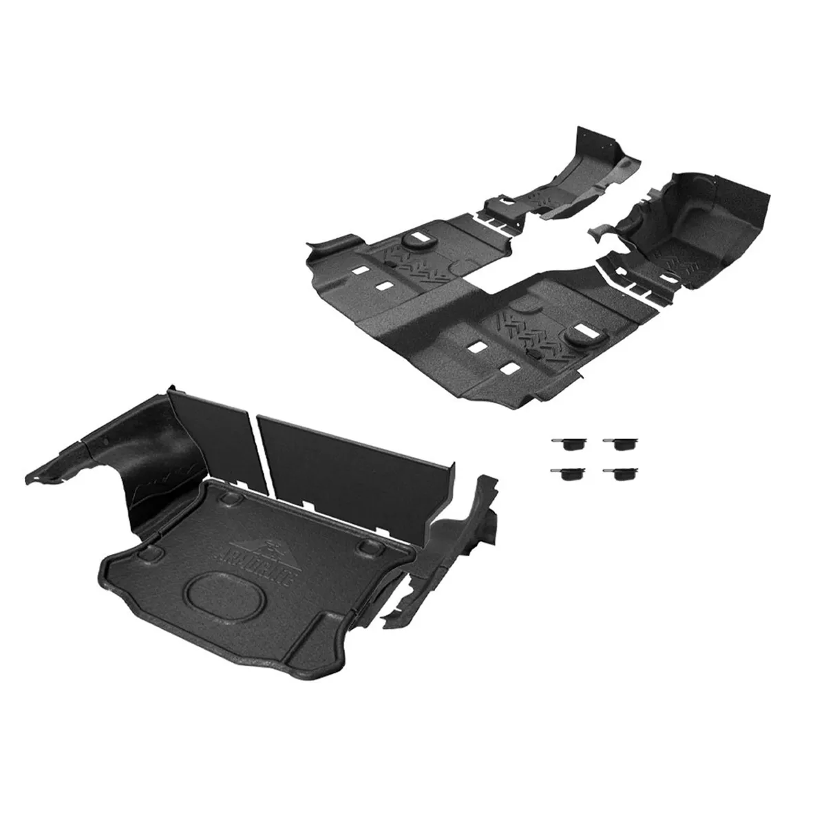 Full Vehicle Kit front flooring rear flooring rear cargo mat wheelhouse covers seatback covers- 11-18 Wrangler JKU 4Dr product image