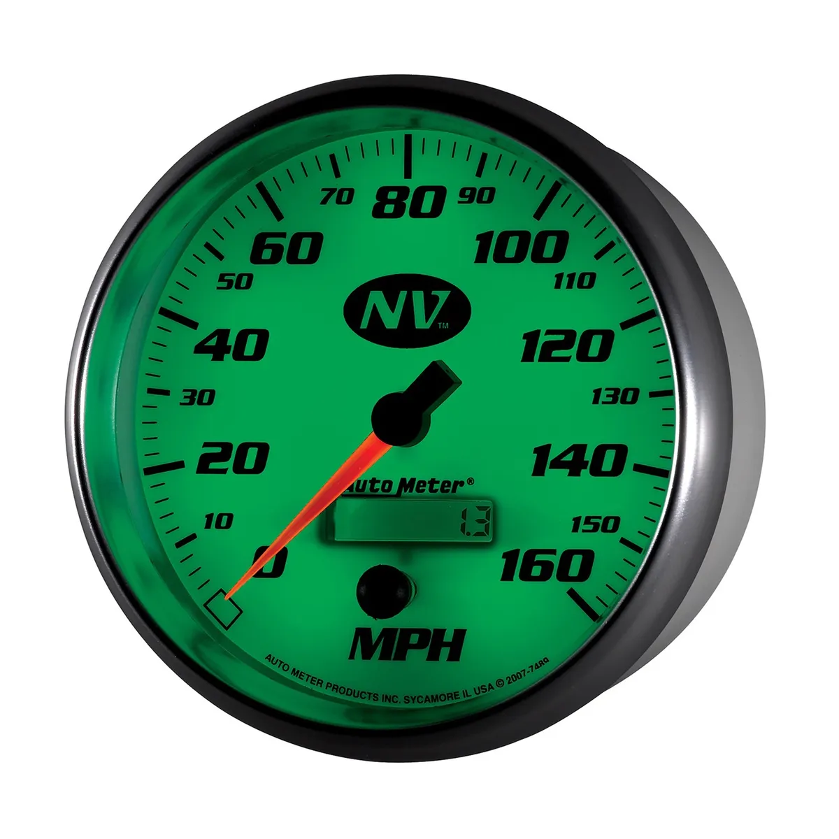Gauge, Speedometer, 5", 160mph, Elec. Programmable, NV product image
