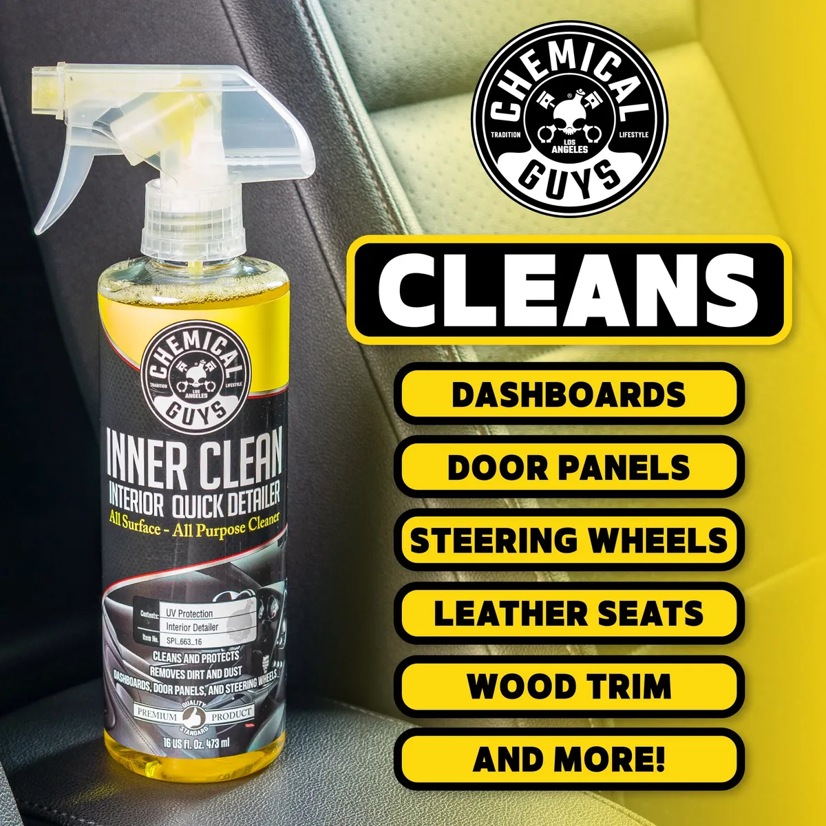 Innercleancar Interior Detailer/Cleaner & Protectant (1 Gallon) product image